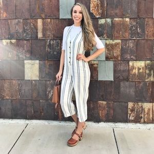 Stripe Jumpsuit